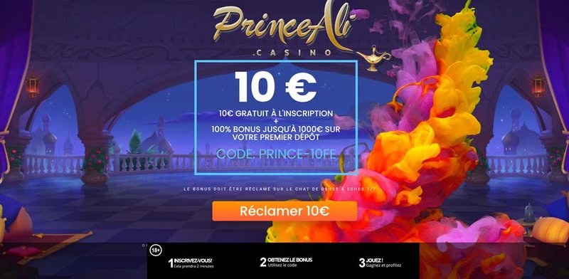 Découvrez le Prince Ali Casino en Ligne en France avec Nos Avantages à France